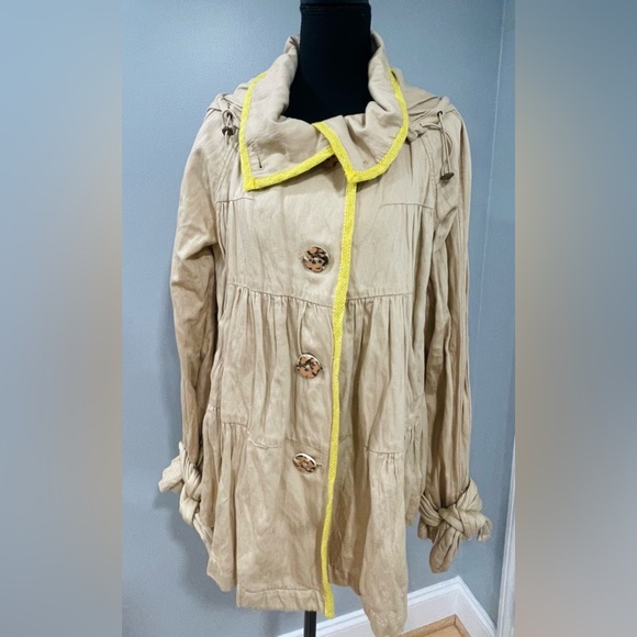 Anthropology HEI HEI Cotton Jacket with Removable Hood - Picture 3 of 12